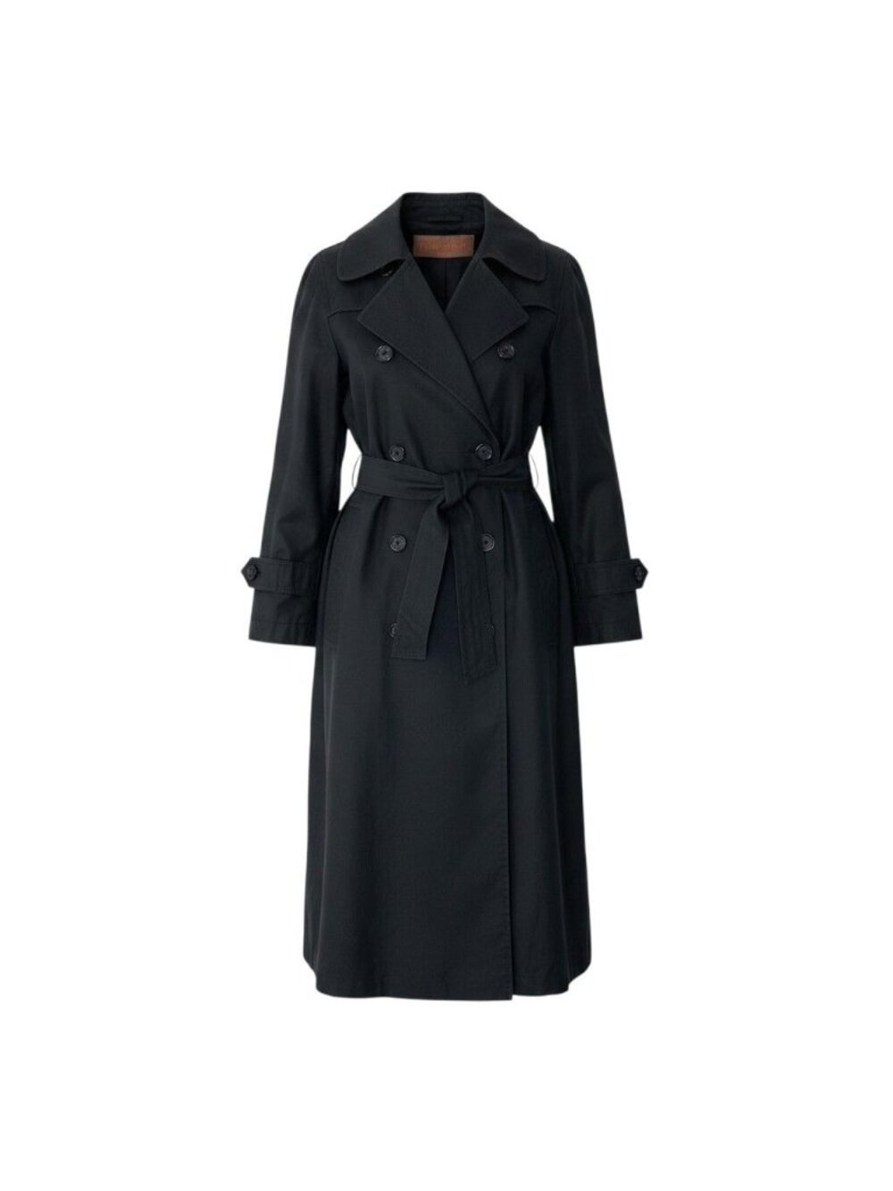 Saint Laurent Trench Coat Long Black